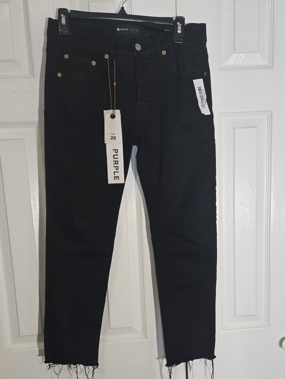 Purple Brand Black Slim Jeans 28W